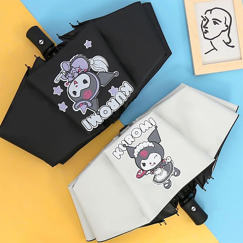 Parapluie Automatique Pliant Kuromi – Image 2