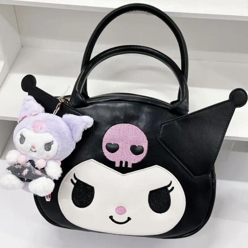 Sac à main en cuir PU pour femmes Kuromi