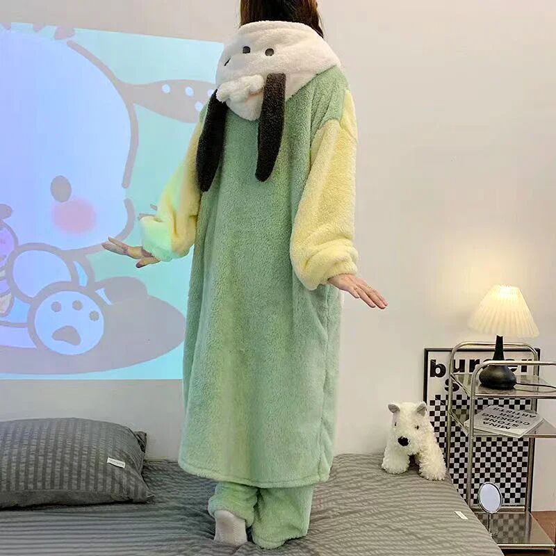 Peignoir à capuche Hello Kitty - Pyjama Pochacco Kawaii – Image 2