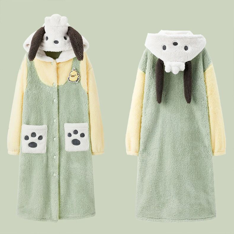 Peignoir à capuche Hello Kitty - Pyjama Pochacco Kawaii – Image 9